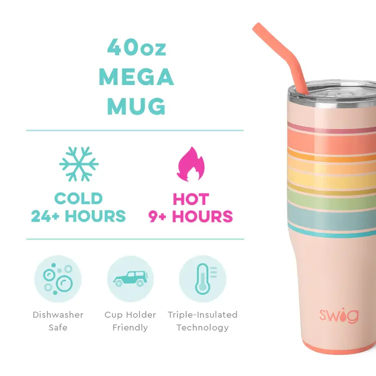 Swig Life Swig Life - Good Vibrations Mega Mug (40oz)