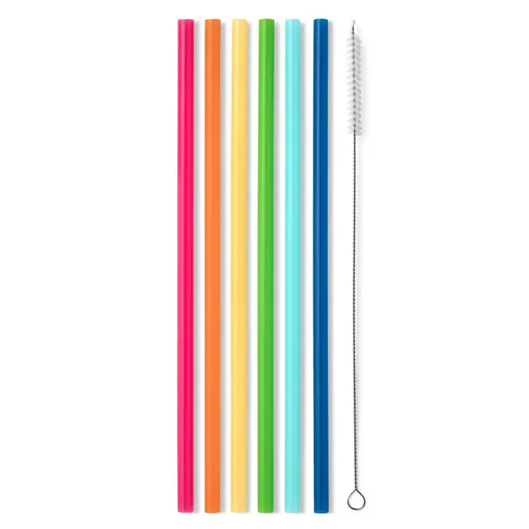 Swig Life Swig Life - Good Vibrations Rainbow Reusable Straw Set