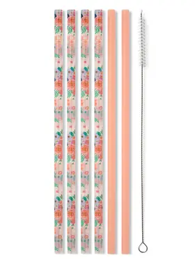 Swig Life Swig Life - Full Bloom & Coral Reusable Straw Set
