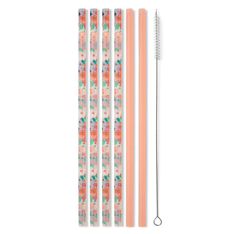 Swig Life Swig Life - Full Bloom & Coral Reusable Straw Set