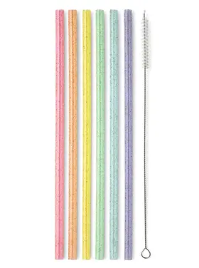 Swig Life Swig Life - Rainbow Glitter Reusable Straw Set