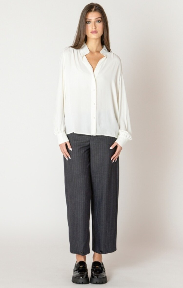 Black Tape Black Tape - Relaxed Button Front Blouse