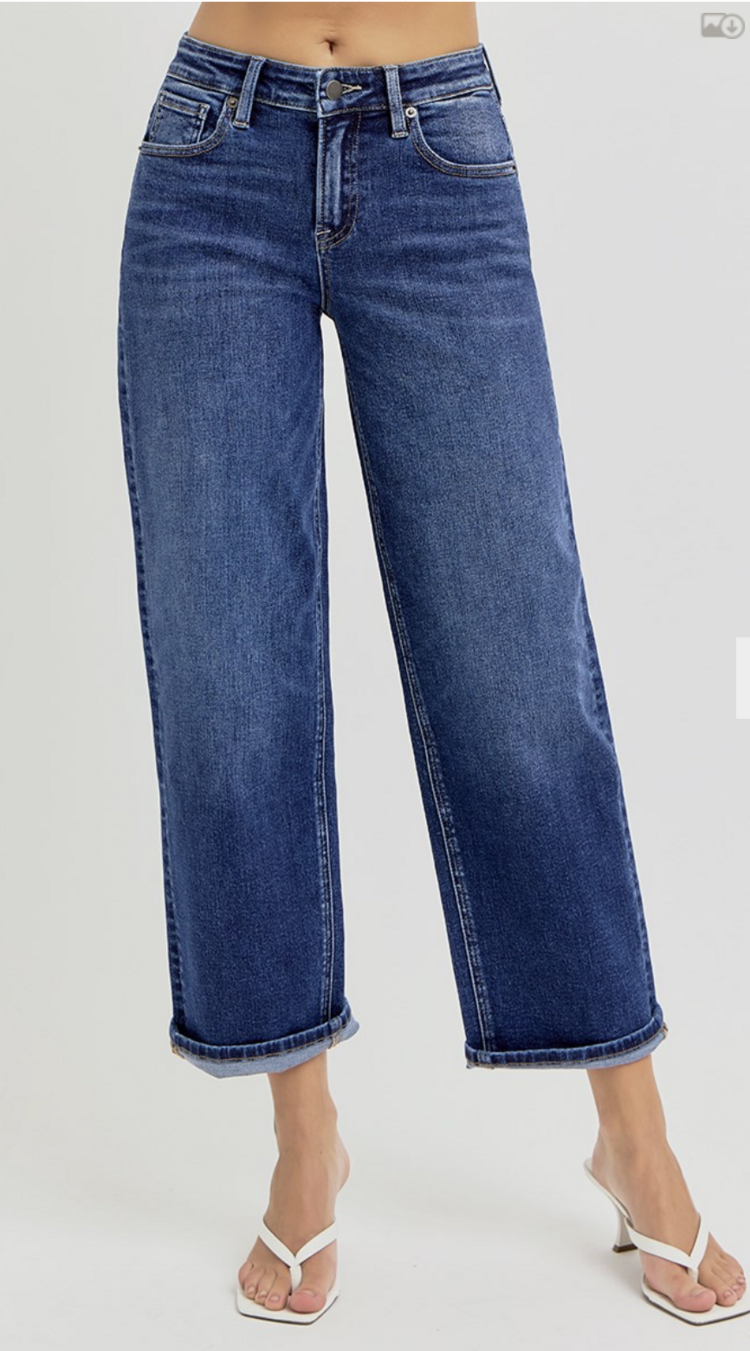 Risen Risen -5976 HR Crop Boyfriend