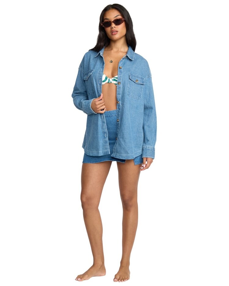 Billabong Billabong - Fadeaway Denim Shacket