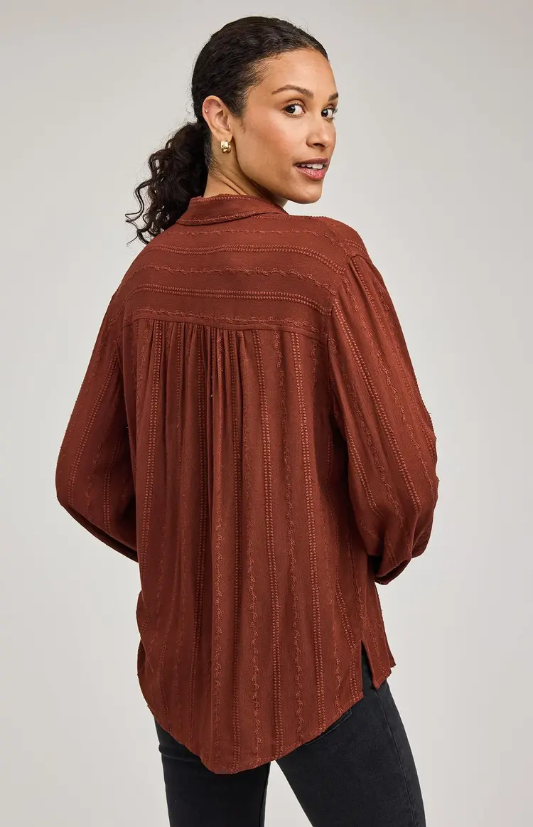 Gentle Fawn Gentle Fawn - SOLANA LS Button Blouse