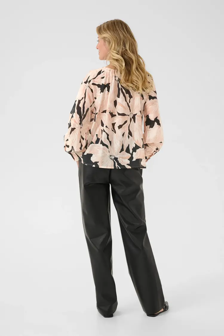 Cream Cream - REESE LS Printed Blouse