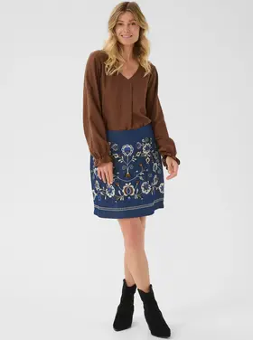 Cream Cream - GRO Embroidered Mini Skirt