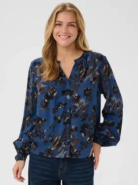 Cream Cream - TIAH LS Blouse LS