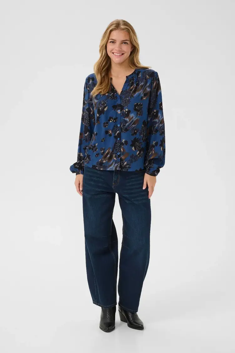 Cream Cream - TIAH LS Blouse LS