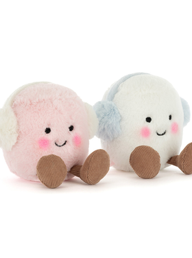 Jellycat Jellycat - Amuseables Toastie Pink and White Marshmallows