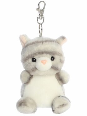 Aurora Palm Pals - Silver Kitty Clip on