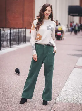 Papillon Papillon - Daisy Flower Sweater