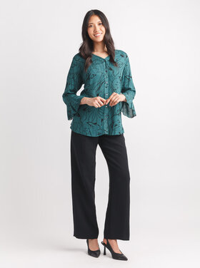 Papillon Papillon - Floral Crinkle Blouse