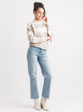 Papillon Papillon - Textured Knit Mock Neck Sweater