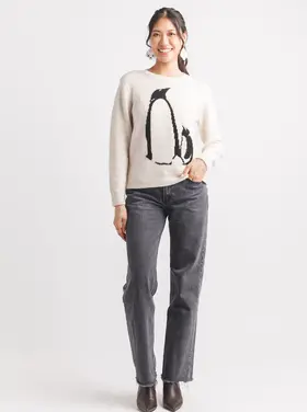 Papillon Papillon - Knit Penguin Intarsia Sweater