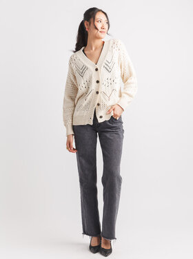 Papillon Papillon - Crochet Button Front Cardigan