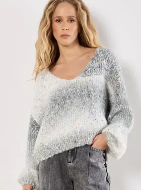 Apricot Apricot - Tinsel  Fleck Vnk  Fisherman Jumper