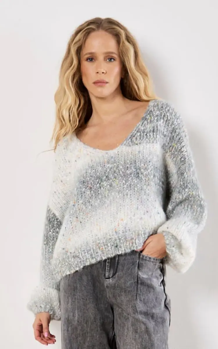 Apricot Apricot - Tinsel  Fleck Vnk  Fisherman Jumper