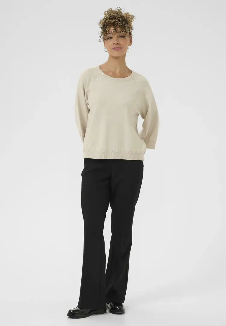 Cream Cream - DELA 3/4 Sleeve Pullover