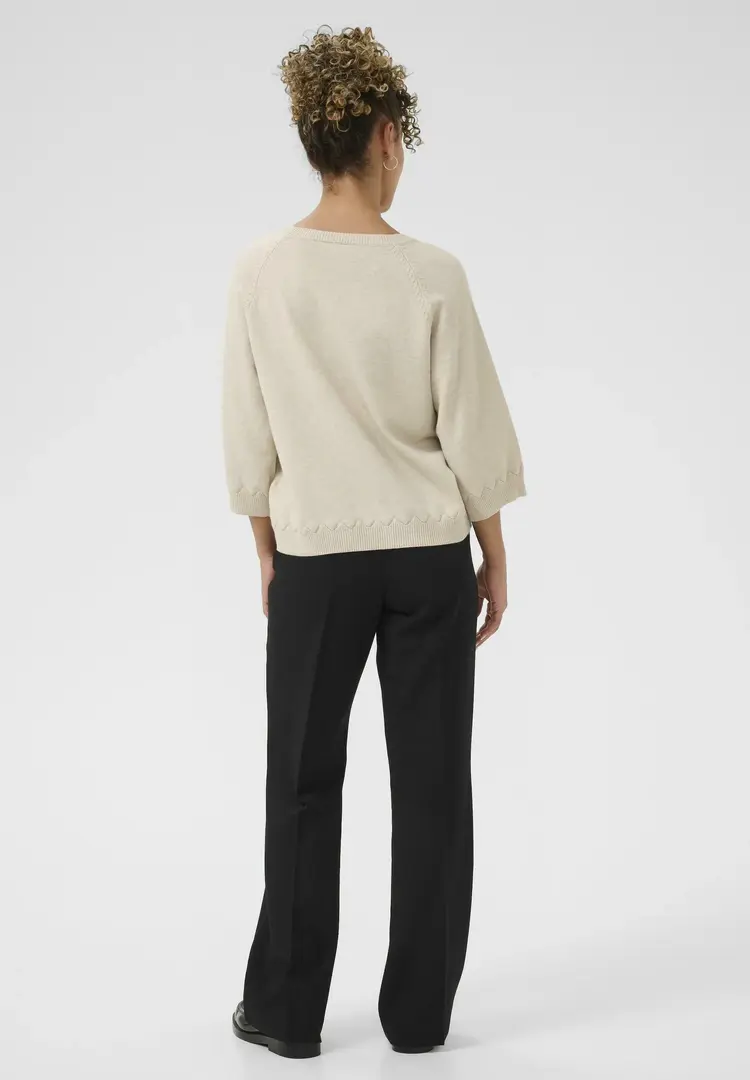 Cream Cream - DELA 3/4 Sleeve Pullover