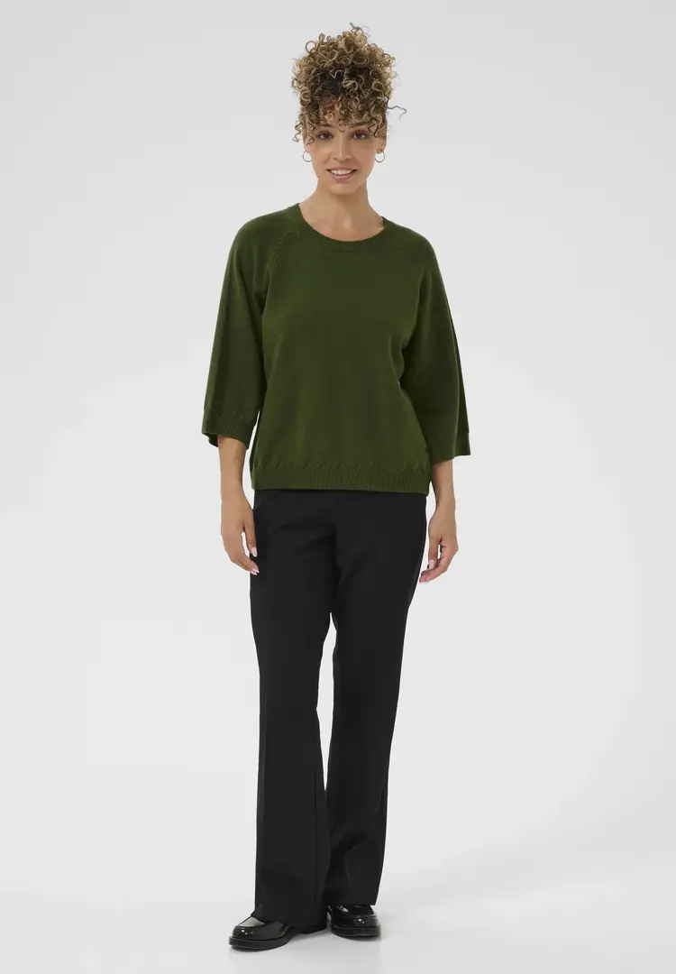 Cream Cream - DELA 3/4 Sleeve Pullover