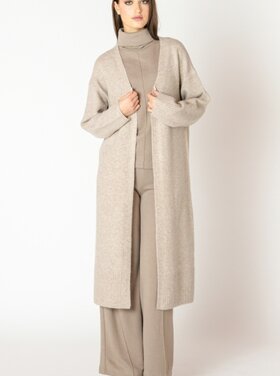 Black Tape Black Tape- Longline Open Cardigan