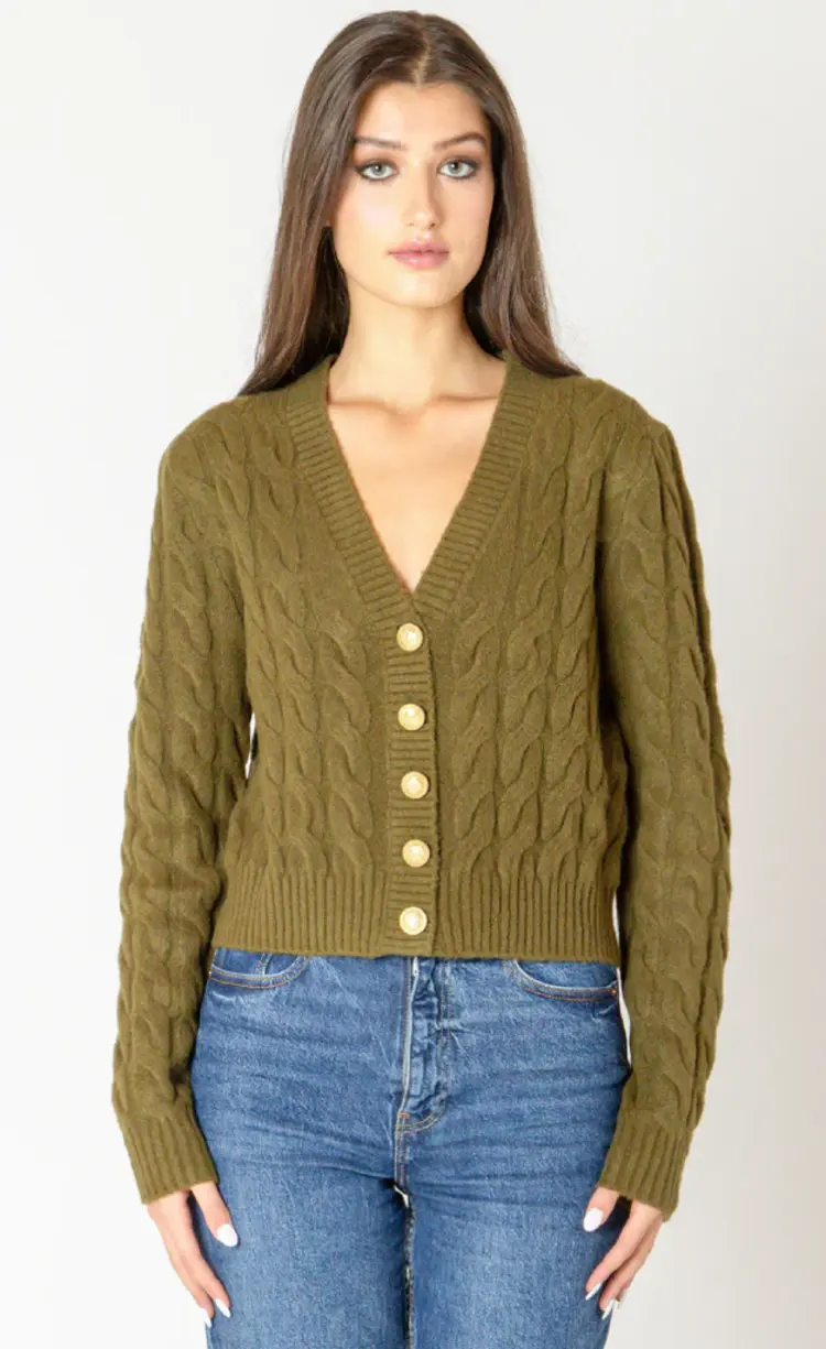 Black Tape Black Tape - Cable Knit Cardigan