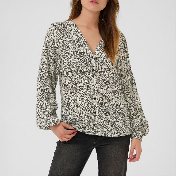 Kaffe Kaffe - MIRIAM Zebra Printed Blouse