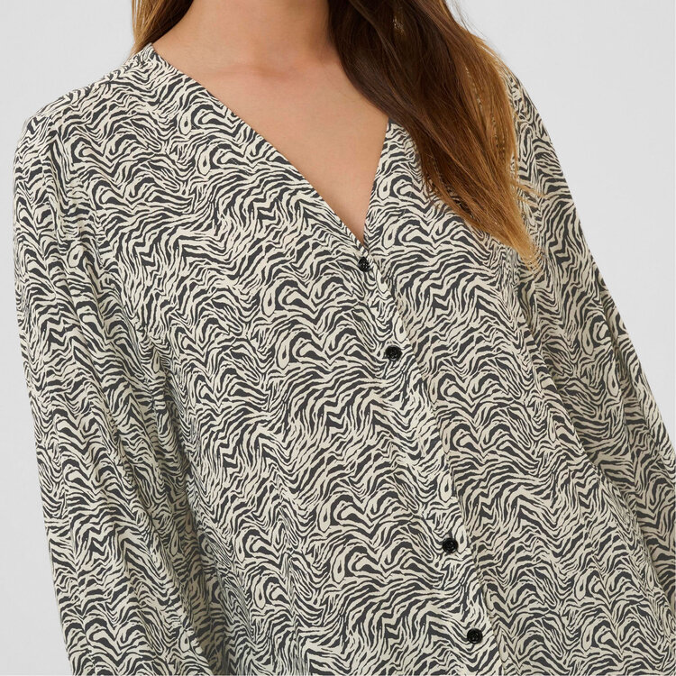 Kaffe Kaffe - MIRIAM Zebra Printed Blouse