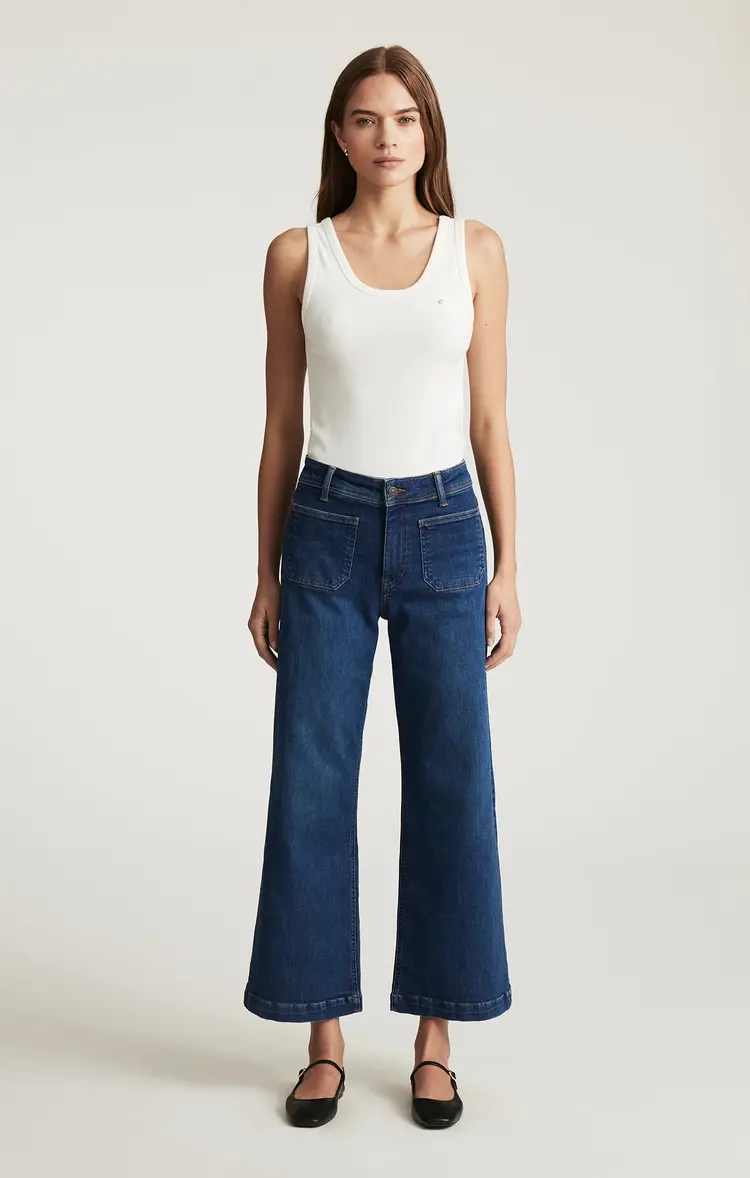 MAVI Mavi - PALOMA Marine Mid Rise Wide Leg