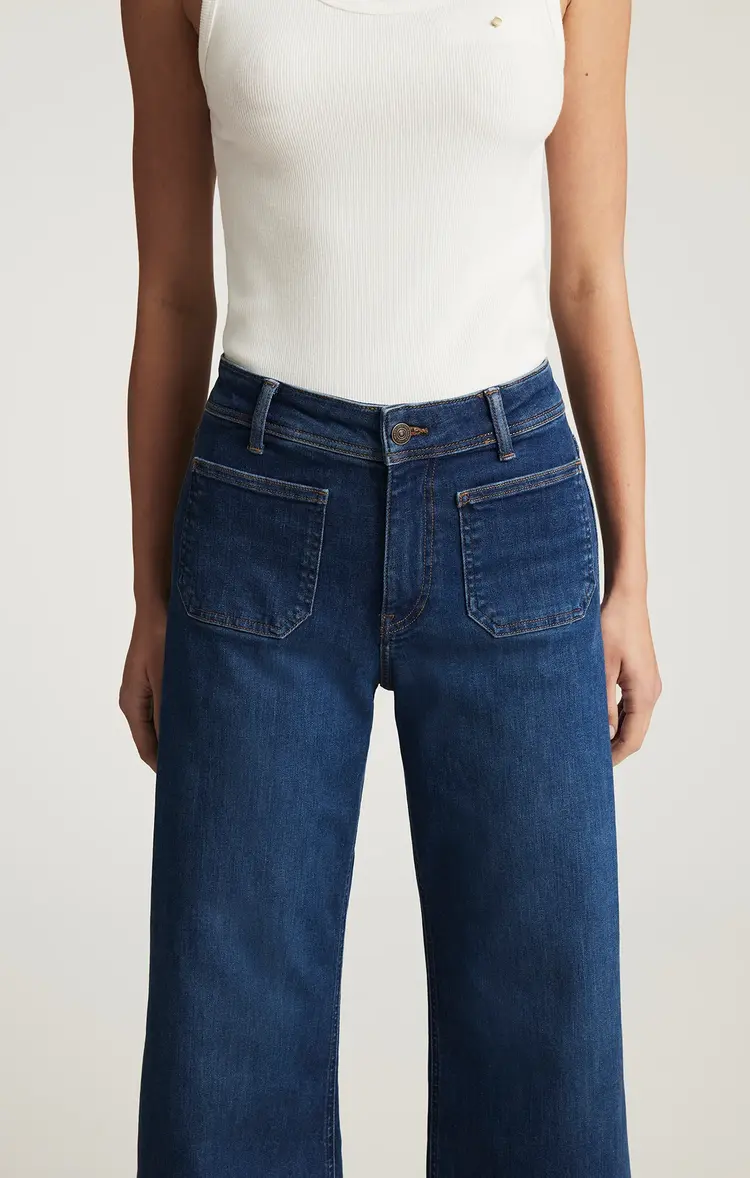 MAVI Mavi - PALOMA Marine Mid Rise Wide Leg