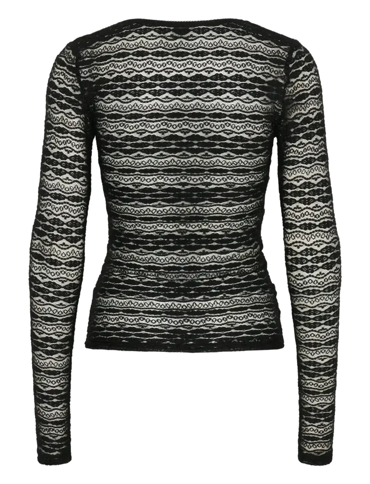 Kaffe Kaffe - LORINDA LS Lace T-Shirt