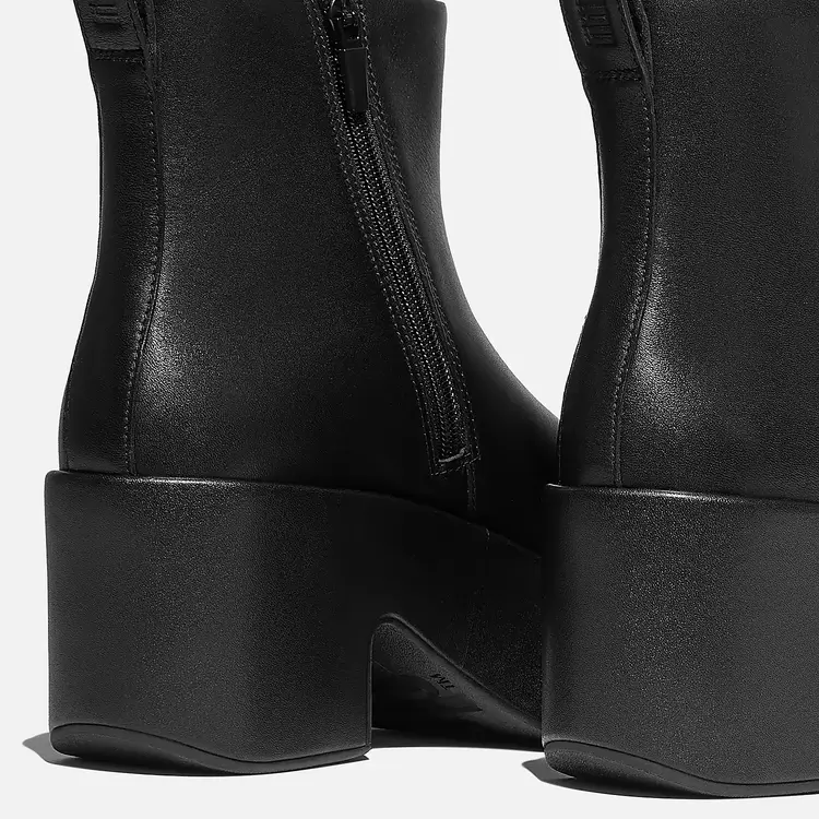 Fit Flop Fit Flop - Platform Leather Heeled Ankle Boot