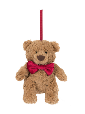 Jellycat Jellycat - Bartholomew Bear Decoration with Bow tie