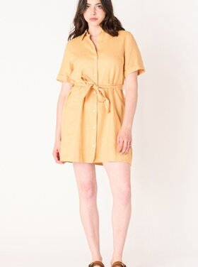 Black Tape Black Tape - Belted Mini Shirt Dress