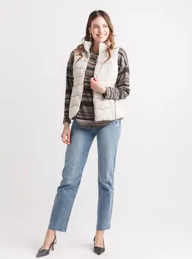 Papillon Papillon - Short Hooded Puffer Vest