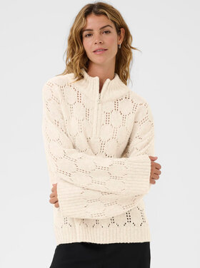 Cream Cream - ZILLA Zipper Pullover