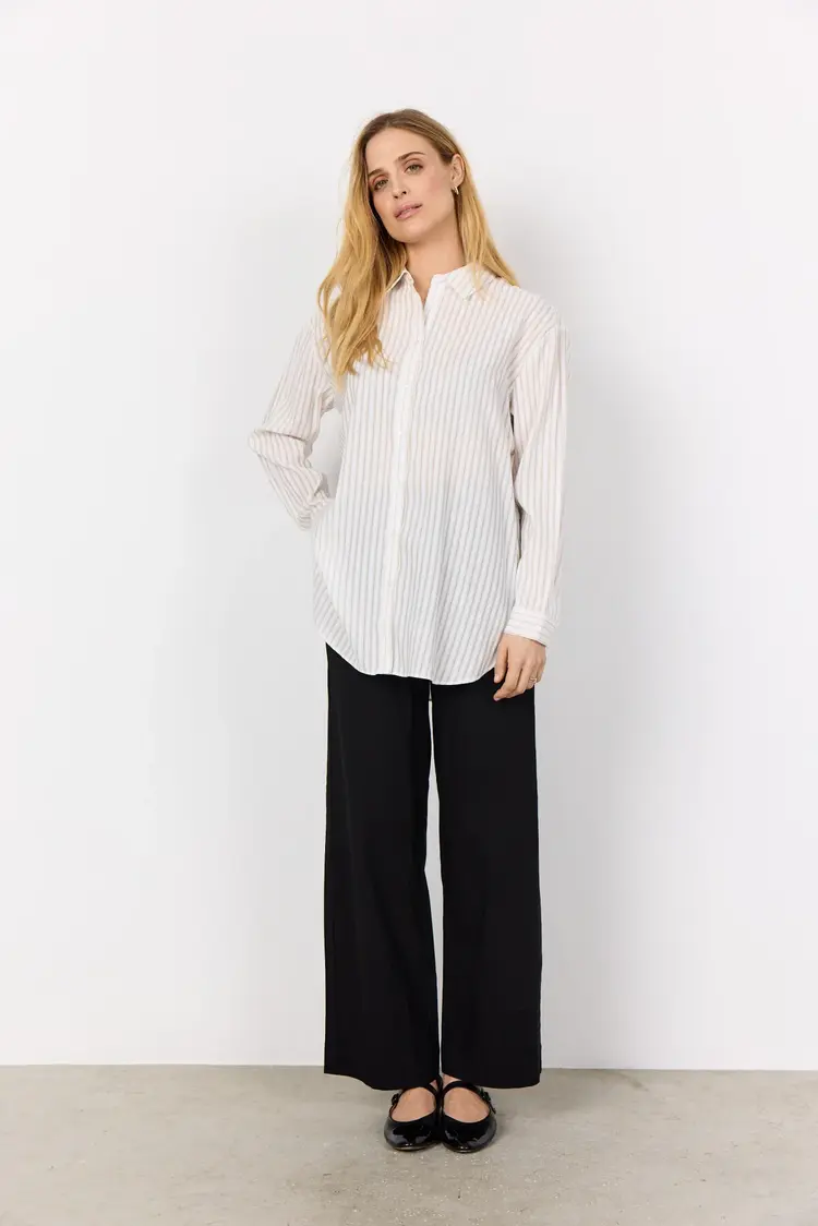 Soya Concept Soya Concept - ARIANNE 2 Pin Striped Blouse