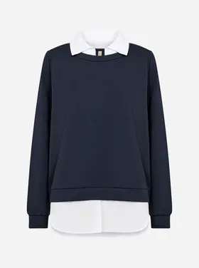 Soya Concept Soya Concept - BANU 271 Top w/ Built in Collar