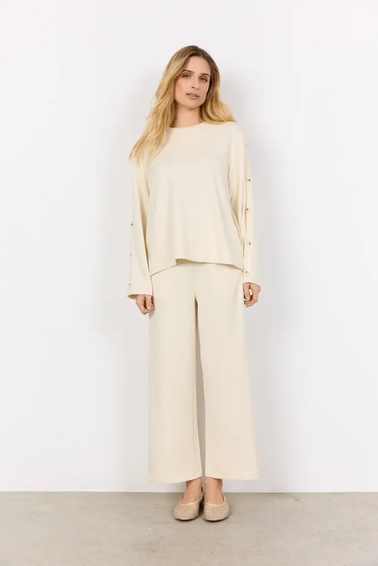 Soya Concept Soya Concept - BANU 267 Top w/Buttons on Sleeve