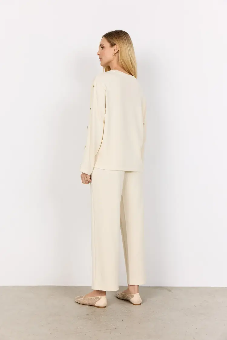 Soya Concept Soya Concept - BANU 267 Top w/Buttons on Sleeve