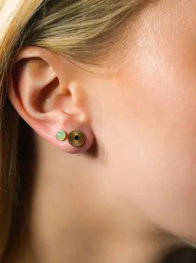 Hackney Nine Hackney Nine - NATALIE  2-Pair Gold Studs