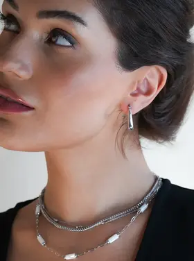 Hackney Nine Hackney Nine - ANIKA Triangle Earring SILVER