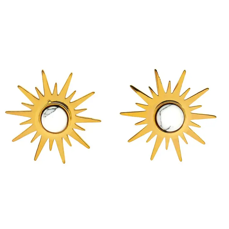 Hackney Nine Hackney Nine -   SOLE  White Stud Earring