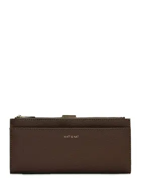 Matt & Nat Matt & Nat - MOTIV Purity Wallet in Chocolate