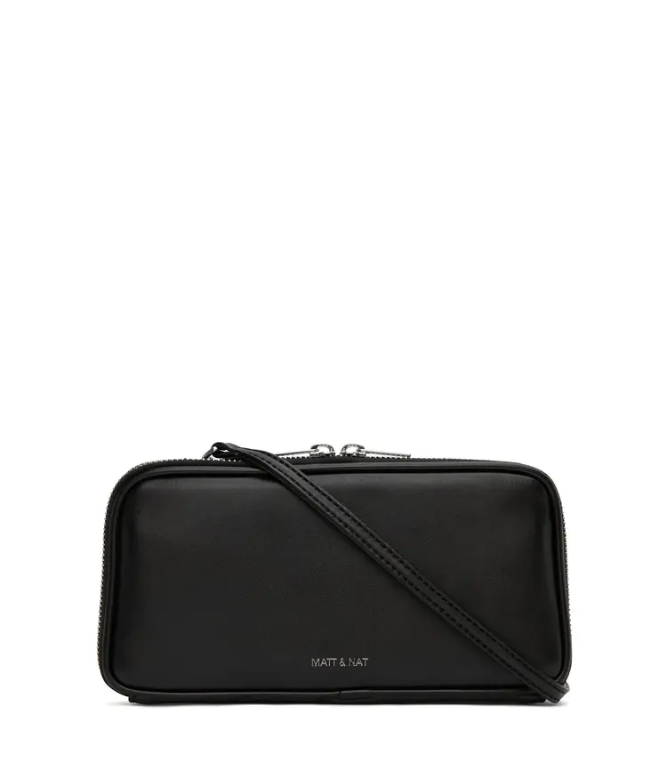 Matt & Nat Matt & Nat - OLIV Loom Wallet in Black Shiny