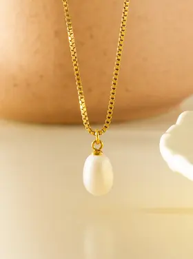 Hackney Nine Hackney Nine - SZILVIA  Pearl Necklace Gold