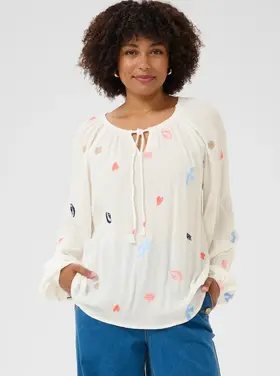 Cream Cream - RONJA LS Blouse