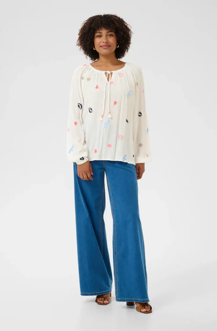 Cream Cream - RONJA LS Blouse