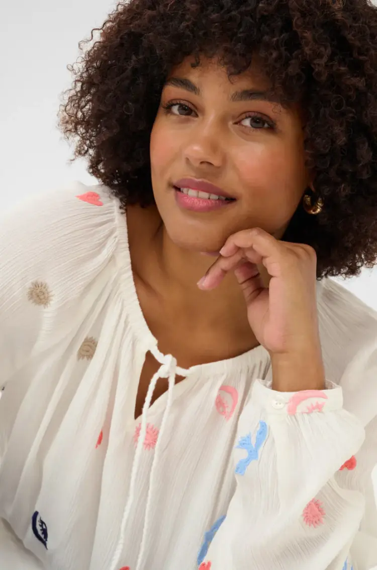 Cream Cream - RONJA LS Blouse